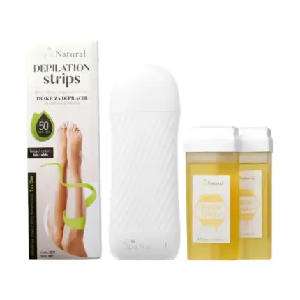 Spa Natural set za depilaciju šećernom pastom